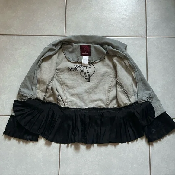 Baby Phat Grey Short denim vest - Picture 10 of 13